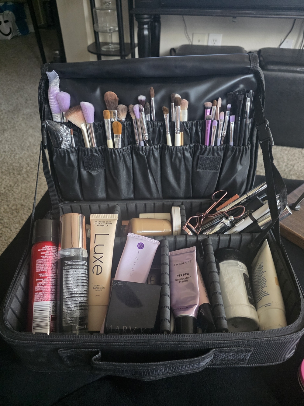 Makeup Travel Case - Black